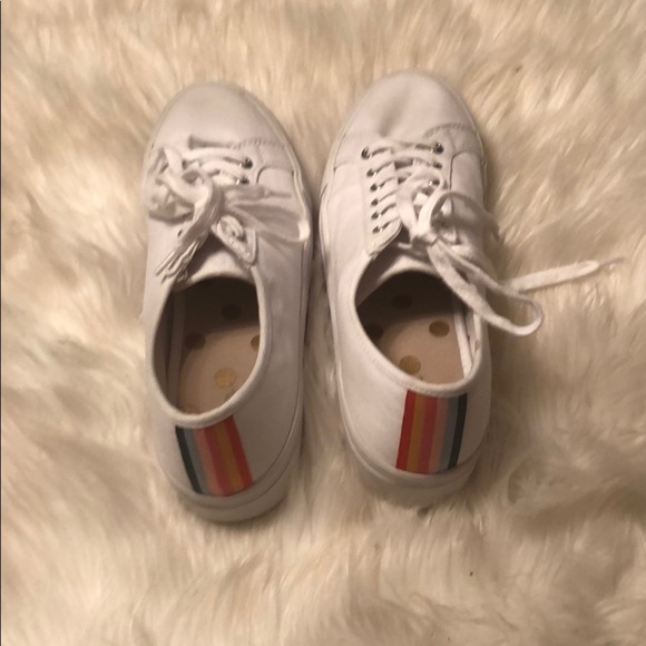 Boden Flatform Sneakers White Size 8 1/2 (40) - Picture 4 of 8